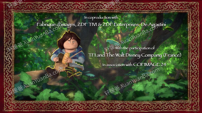 《小侠盗罗宾汉 Robin Hood》52集超清儿童画魔法冒险英文动画片MP4视频 百度云网盘下载