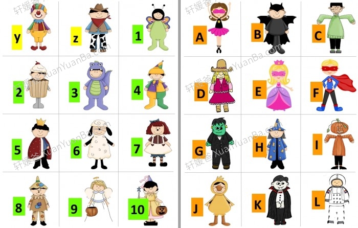 《万圣节作业纸练习册》多主题英文练习作业纸PDF 百度网盘下载