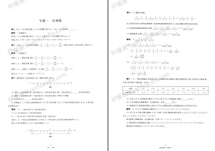 《初中数学挑战压轴题789年级》初一二三数学压轴练习题含答案PDF 百度云网盘下载