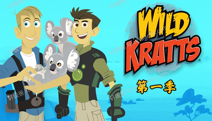 《Wild Kratts 动物兄弟 兄弟冒险王》第一季40集高清科普英文动画片MKV视频 百度云网盘下载
