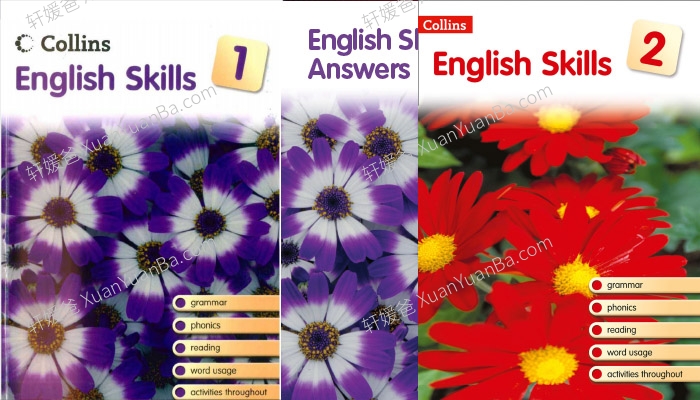 《Collins English Skills》柯林斯基础技能 1-2级学生英文练习册含答案PDF 百度云网盘下载