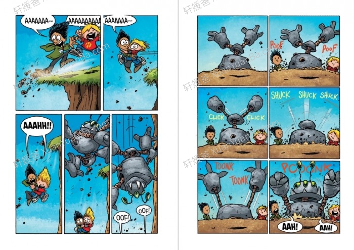 《Hilo Series 1-8》全八册希洛系列儿童英文全彩漫画章节有声书PDF  百度云网盘下载