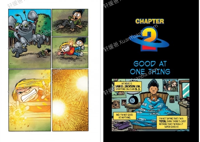 《Hilo Series 1-8》全八册希洛系列儿童英文全彩漫画章节有声书PDF  百度云网盘下载