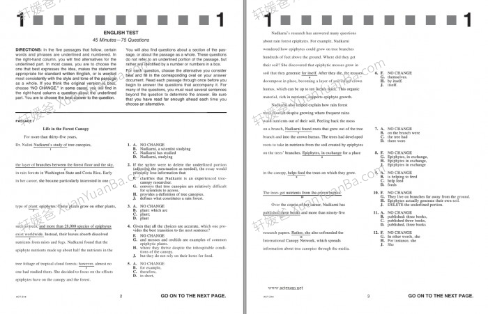 《ACT历年真题+答案》精心整理1995-2023年无水印PDF 百度云网盘下载