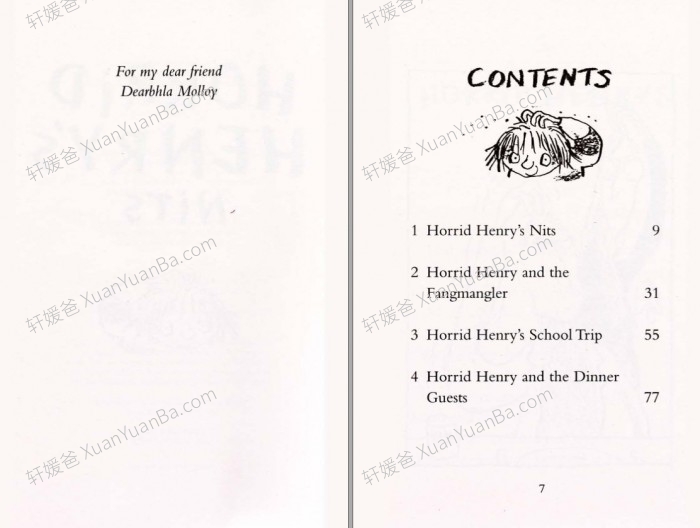 《Horrid Henry 1-23》23册有趣的儿童小说章节书MP3音频+PDF 百度云网盘下载