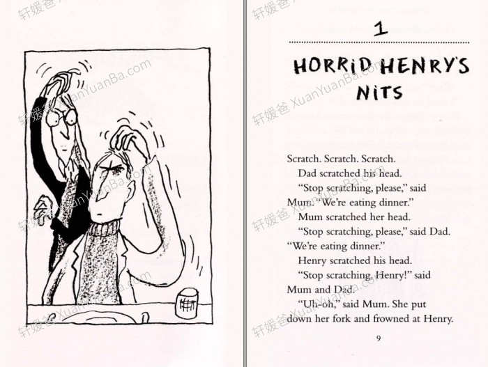 《Horrid Henry 1-23》23册有趣的儿童小说章节书MP3音频+PDF 百度云网盘下载