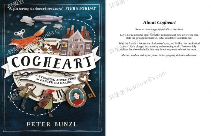 《The Cogheart Adventures Series 1-4》历险系列英文章节有声书音频MP3电子书PDF  百度云网盘下载