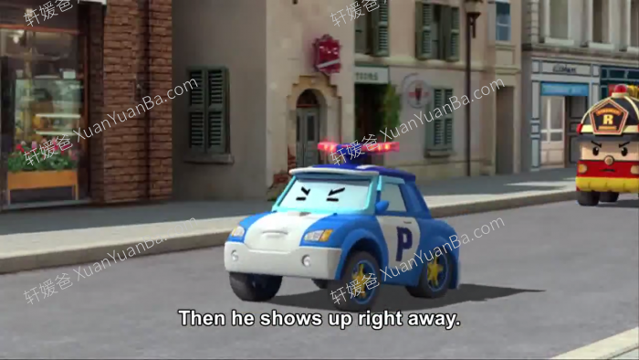 《Robocar Poli 变形警车珀利 1-2季》小车迷英文原版动画片第一二季全52集MP4视频百度网盘下载