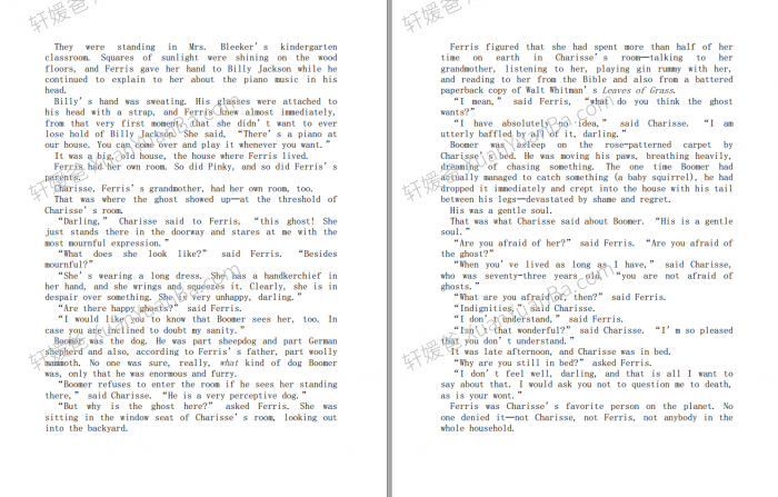 《Ferris - Kate DiCamillo》9-12岁原版英文章节有声书PDF+MOBI+MP3音频 百度网盘下载