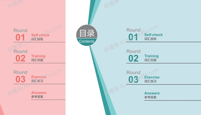 《KET PET词汇自检表》词汇巩固练习每日打卡PDF 百度网盘下载