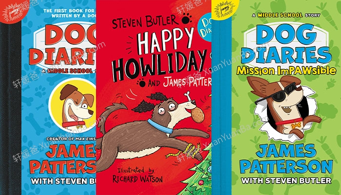 《狗狗日记 Dog Diaries Series 1-4》四册英文原版狗狗生活英文读物章节书PDF 百度网盘度云网盘下载