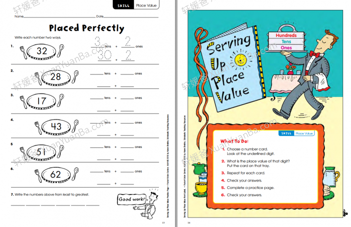 《Pocket-Folder Centers in Color  Math》89页幼儿数学启蒙练习册PDF 百度云网盘下载