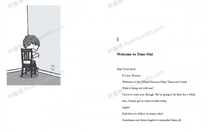 《Roscoe Riley Rules 罗斯科莱利规则》有声英文原版章节书MP3音频PDF+MOBI 百度云网盘下载