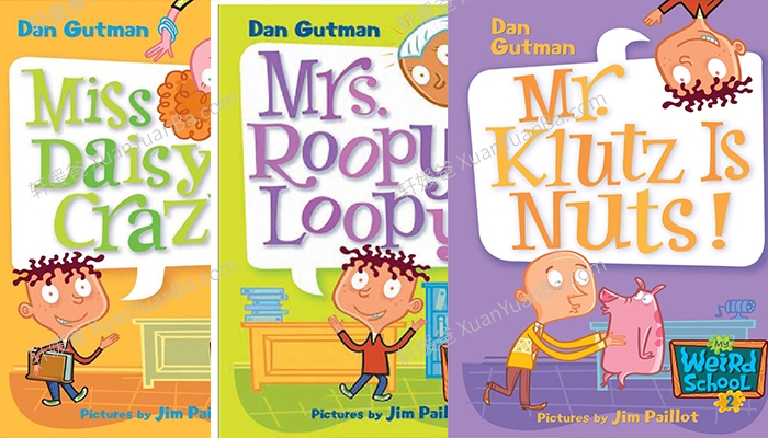 《疯狂学校 My Weirder-est School Series 1-21册》第一季英文原版有声书初级章节PDF音频 百度云网盘下载