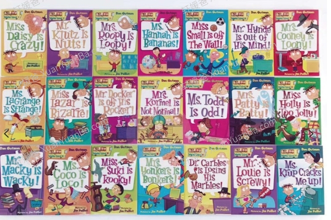 《疯狂学校 My Weirder-est School Series 1-21册》第一季英文原版有声书初级章节PDF音频 百度云网盘下载