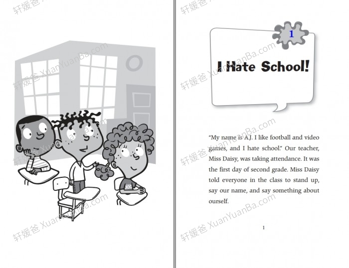 《疯狂学校 My Weirder-est School Series 1-21册》第一季英文原版有声书初级章节PDF音频 百度云网盘下载