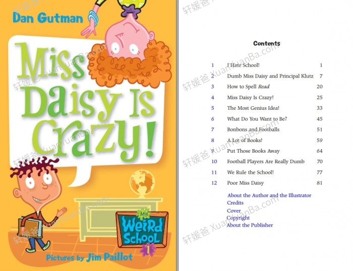 《疯狂学校 My Weirder-est School Series 1-21册》第一季英文原版有声书初级章节PDF音频 百度云网盘下载