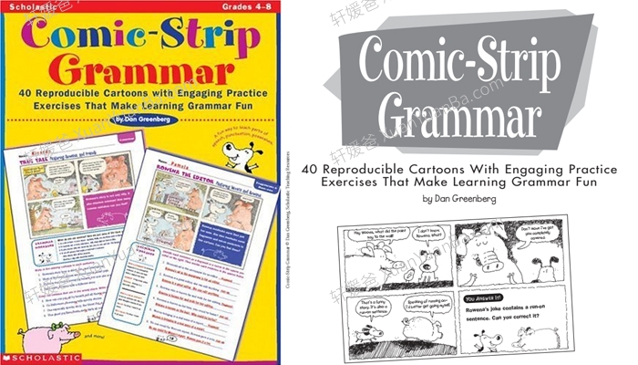 《Comic-Strip Grammar》40副漫画语法英文练习册含答案PDF 百度云网盘下载