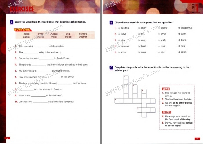 《4000 Essential English Words1-6级》核心词视频+音频+测试题+练习册+答案+PDF 百度云网盘下载