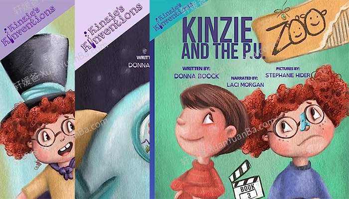 《Kinzie's Kinventions Series 1-3》Audiobooks 原版英文桥梁章节有声书音频MP3 百度云网盘下载