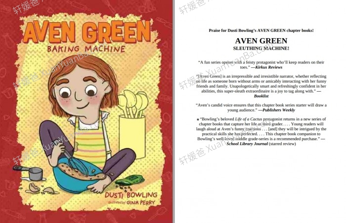 《艾文格林故事集 Aven Green Series 1-4 - Dusti Bowling 》6-8岁英文原版章节有声书读物绘本音频M4B+PDF 百度云网盘下载