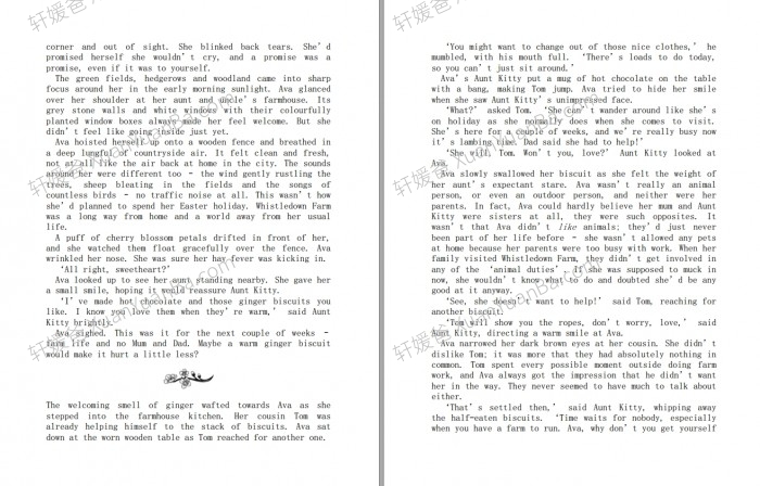 《惠斯勒顿农场历险记 A Whistledown Farm Adventure Series》8岁+英文原版章节读物PDF+MOBI 百度云网盘下载