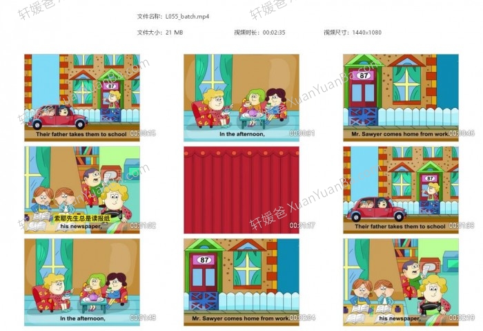 《新概念英语同步动画片1-4册》PDF+MP4视频 百度云网盘下载