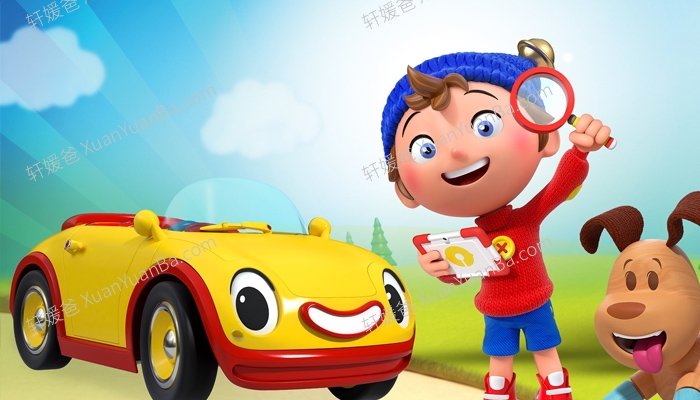 《Noddy 玩具侦探》第1\2季全52集含音频MP4视频+台词本英文启蒙动画片 百度网盘下载