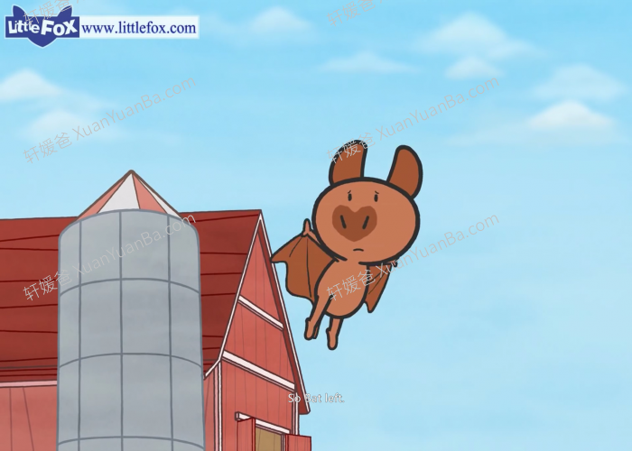 《小蝙蝠和他的朋友们 Bat and Friends》3-6岁英文启蒙动画片音视频+绘本PDF 百度网盘下载