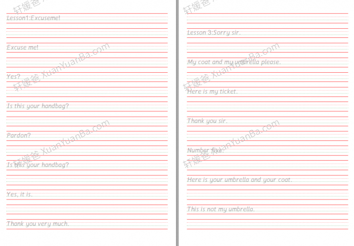 《衡水体英语字帖电子版》规范书写教程+小初高描红字贴+新概念英语1\2字帖+MP4视频PDF  百度云网盘下载