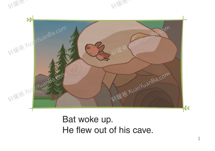 《小蝙蝠和他的朋友们 Bat and Friends》3-6岁英文启蒙动画片音视频+绘本PDF 百度网盘下载