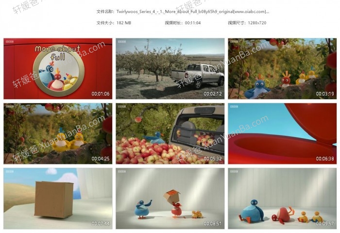 《Twirlywoos 趣趣知知鸟》第1/2/3/4季全BBC英文低龄启蒙动画MP4视频  百度云网盘下载