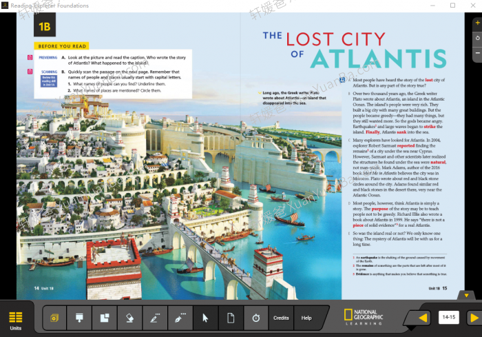 《Reading Explorer 3rd Classroom Presentation Tools》第三版教师老师白板软件F12345全套级别 百度网盘下载