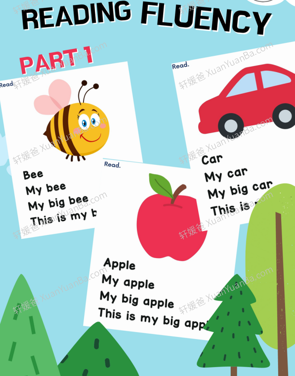 《Reading Fluency Worksheets》高频词小短文四个级别52页PDF 百度网盘下载