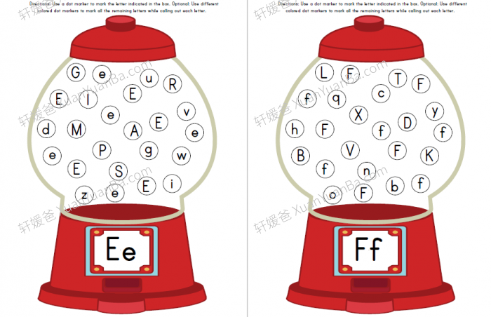 《26个英文字母配对游戏练习纸》英语启蒙PDF 百度云网盘下载