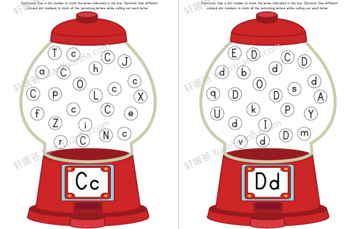 《26个英文字母配对游戏练习纸》英语启蒙PDF 百度云网盘下载