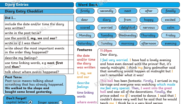 《英国小学写作知识总结 Writing Knowledge Organiser》提高英文写作能力学习包PDF 百度云网盘下载