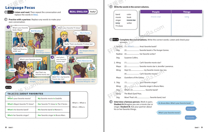 《小托福官方推荐教材 Time Zone 2e 第二版 1-4级》白板软件+学生用书+教师用书+音频+视频PDF 百度云网盘下载