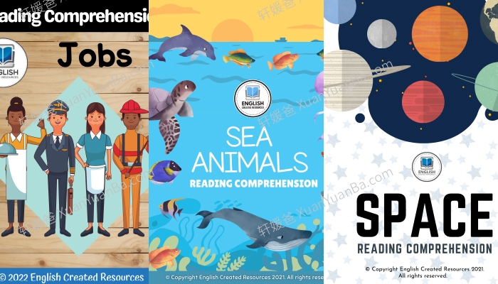 《七大主题低龄阅读理解 Reading Comprehension》小学英文初级阅读理解练习纸PDF电子版 百度云网盘下载