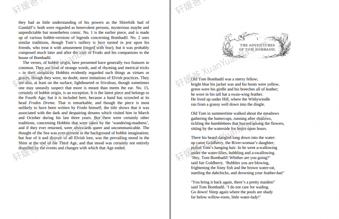 《汤姆·庞巴迪历险记 The Adventures of Tom Bombadil》原版英文有声书音频MP3音频+PDF 百度云网盘下载