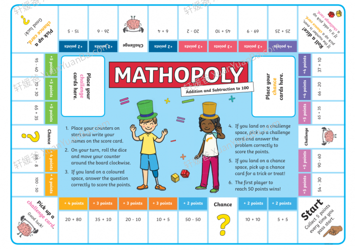 《Twinkl主题桌游》英语数学主题互动桌游英文教具PDF 百度云网盘下载