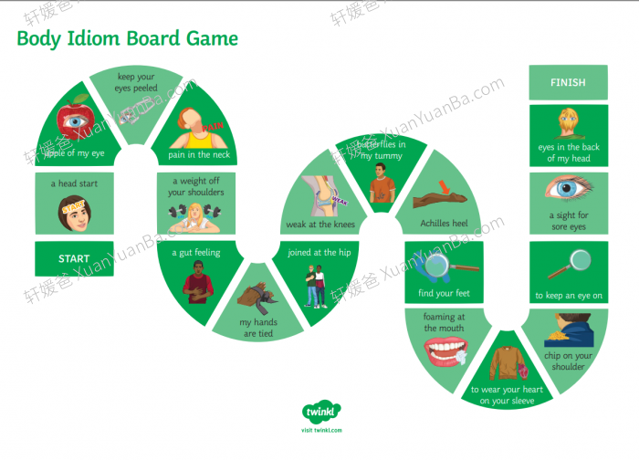 《Twinkl主题桌游》英语数学主题互动桌游英文教具PDF 百度云网盘下载