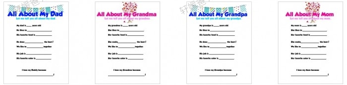 《家庭主题练习 My Family worksheets》三上英语Unit2配套练习+闪卡PDF 百度云网盘下载