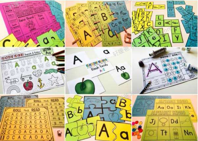 《Guided Reading Comprehension Alphabet Checks》77页英语字母理解检查练习纸PDF 百度云网盘下载