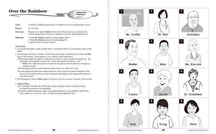 《50 QUICK-PLAY GRAMMAR GAMES》 179页50个课堂语法游戏PDF 百度云网盘下载