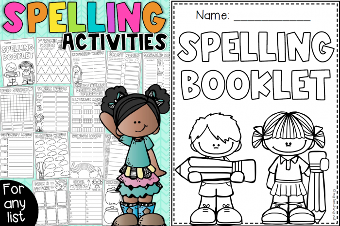 《Spelling Activities – Word Work》30 个趣味拼写小游戏33页PDF 百度云网盘下载