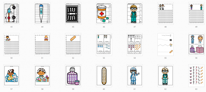《Medical-Printable-Packed》超实用的儿童医疗英语启蒙共90页PDF 百度云网盘下载