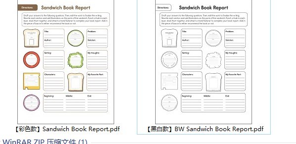 《Sandwich Book Report》三明治风格读书报告  百度云网盘下载