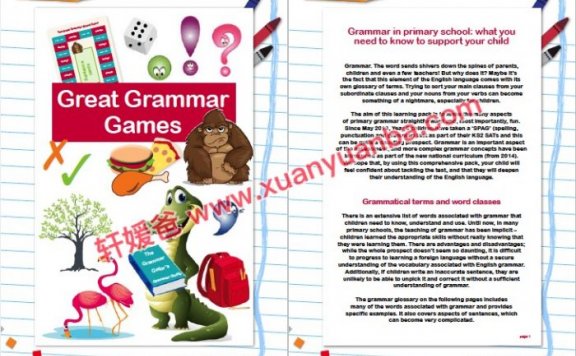《Great Grammar Games 》美国原版英语语法游戏教材 原版高清PDF百度云网盘下载