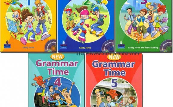 《新版朗文New Grammar Time全1-5级》6-12岁小学英语语法PDF 百度云网盘下载